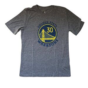 Golden State Warriors Steph Curry #30 Basketball Gray Tshirt YL 14/16 - EUC